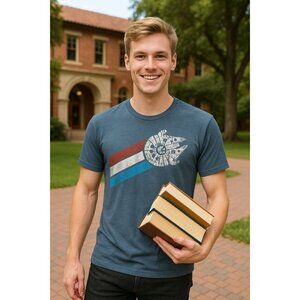 NWOT Plus Size VTG 2000's Star Wars Graphic Soft T-shirt, Men's 2X